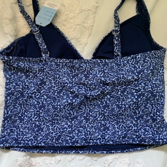 NWT LANDS END 2PC TANKINI TOP AND TUGLESS BOTTOMS - Picture 3 of 8
